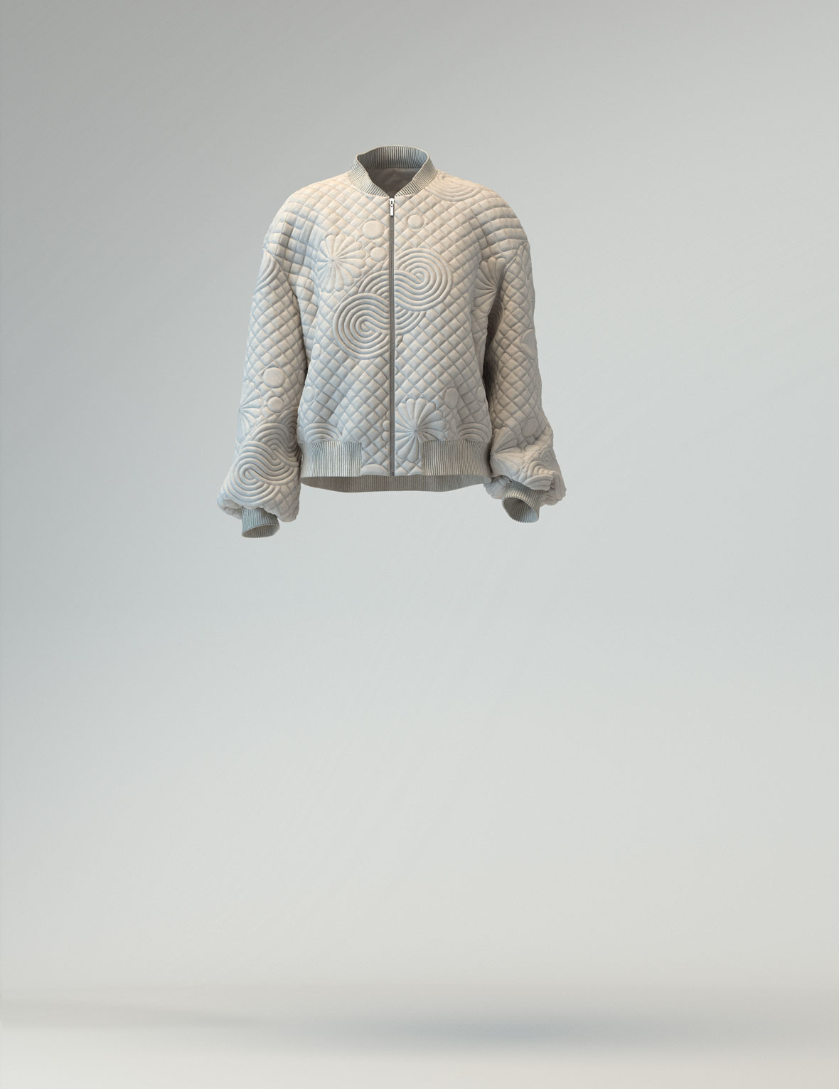 QUILTED BOMBER JACKET